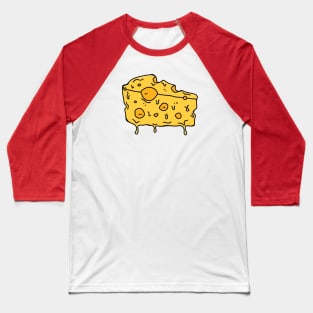 Eat CHEESE or DIE Baseball T-Shirt